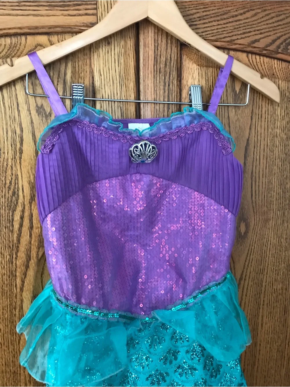 Disney Store Ariel the Mermaid Costume Size 11/12 Girls Dress Up Halloween